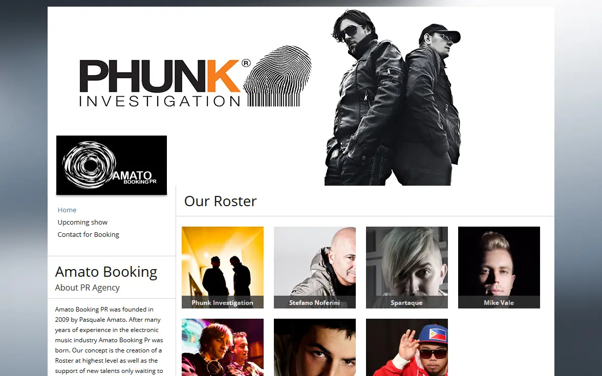 Amato Booking Pr